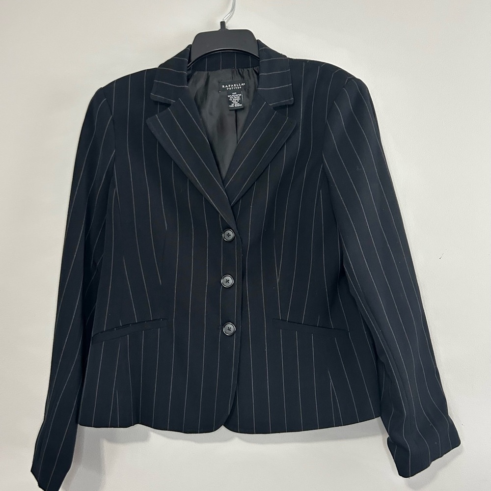 Rafaella Petites Pinstripe lined Blazer